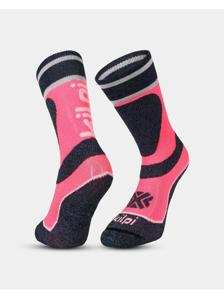 Kilpi Otroške smučarske nogavice Kilpi ANXO-J Roza