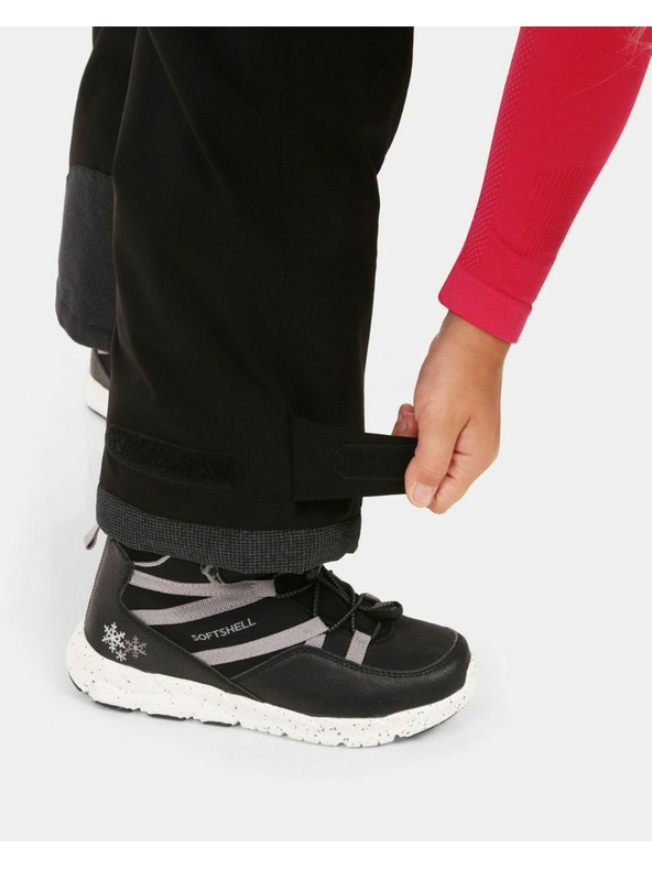 Kilpi Otroške smučarske hlače Kilpi CHARLIE-J Črna