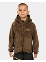 Kilpi Fantovska kosmatа flis jopa s kapuco Kilpi NORKA-JB Rjava