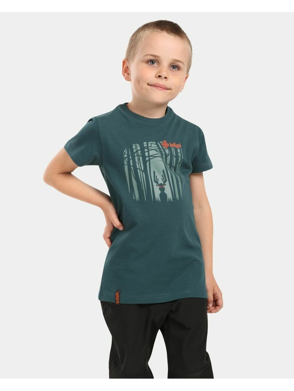 Kilpi Fantovska bombažna majica Kilpi SALO-JB Temno zelena