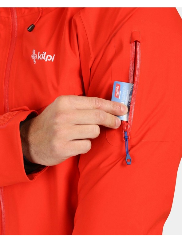 Kilpi Moška hardshell jakna Kilpi TRINITY-M Rdeča