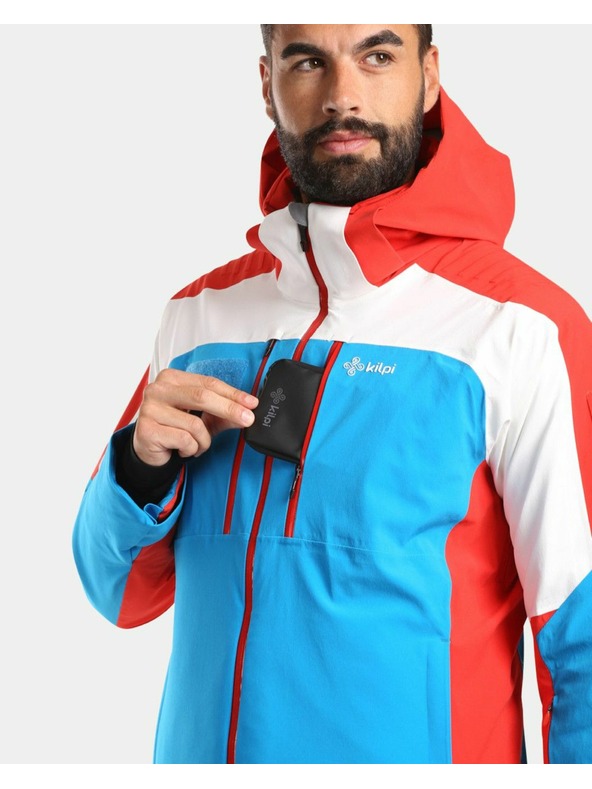 Kilpi Premium uniseks smučarska jakna Kilpi DEXEN-U Modro - rdeča