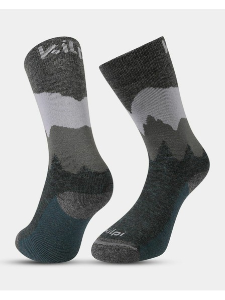 Kilpi Unisex pohodne nogavice Kilpi NORS-U Zelena