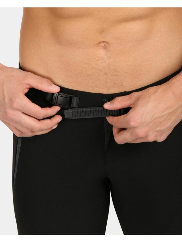 Kilpi Pánske cyklistické kraťasy Kilpi HIXON-M 2v1 pre horskú cyklistiku Čierna