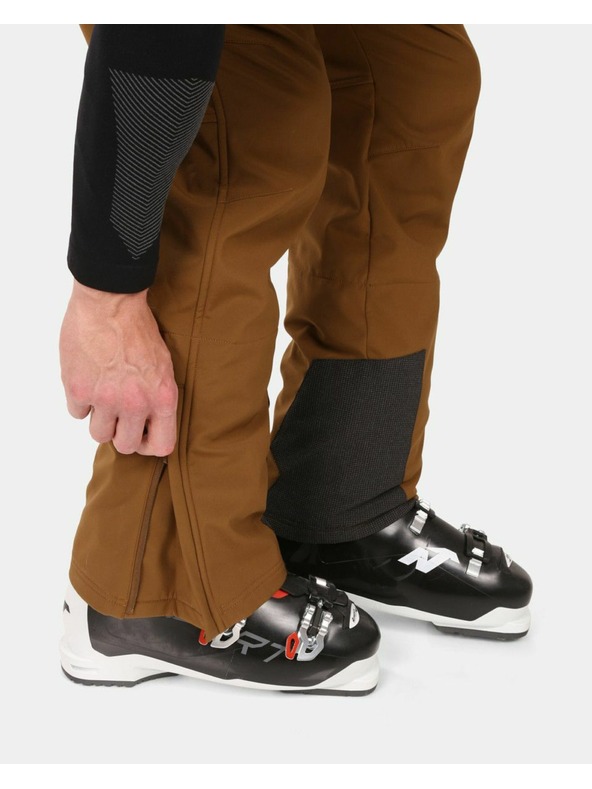 Kilpi Moške softshell smučarske hlače Kilpi RHEA-M Rjava