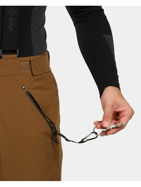 Kilpi Moške smučarske hlače Kilpi METHONE-M Rjava