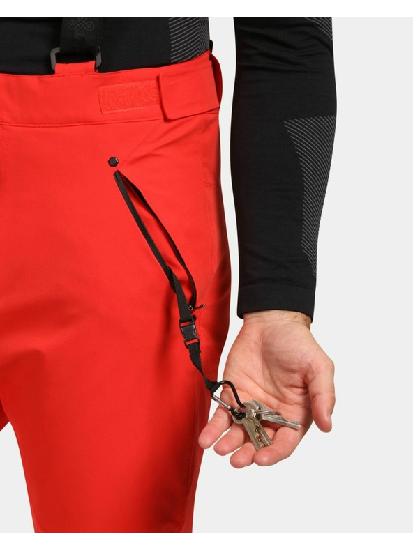 Kilpi Moške smučarske hlače Kilpi METHONE-M Rdeča