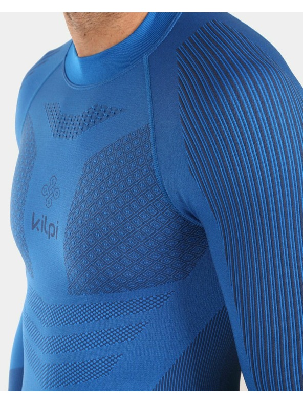 Kilpi Moška brezšivna termo majica z dolgimi rokavi Kilpi NATHAN-M Modra