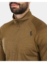 Kilpi Moška termo majica z dolgimi rokavi iz MERINO WOOL Kilpi JAGER-M Rjava