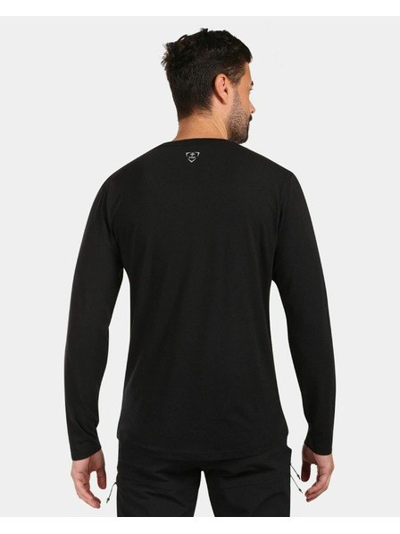 Kilpi Moška bombažna majica z dolgimi rokavi Kilpi PROMOX-M Črna