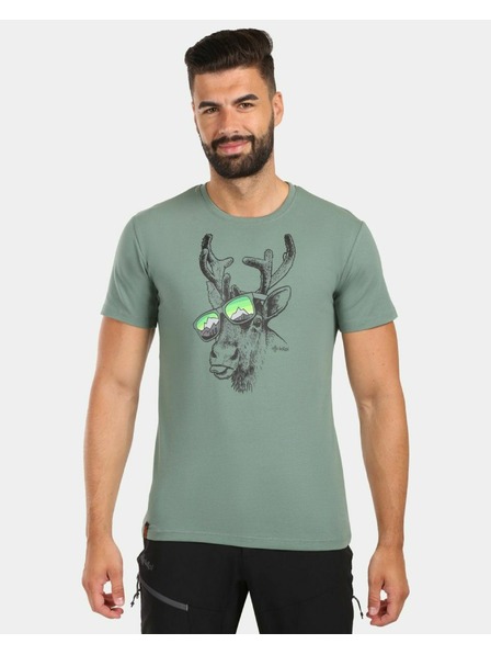 Kilpi Moška bombažna majica Kilpi DISCOVER-M Khaki