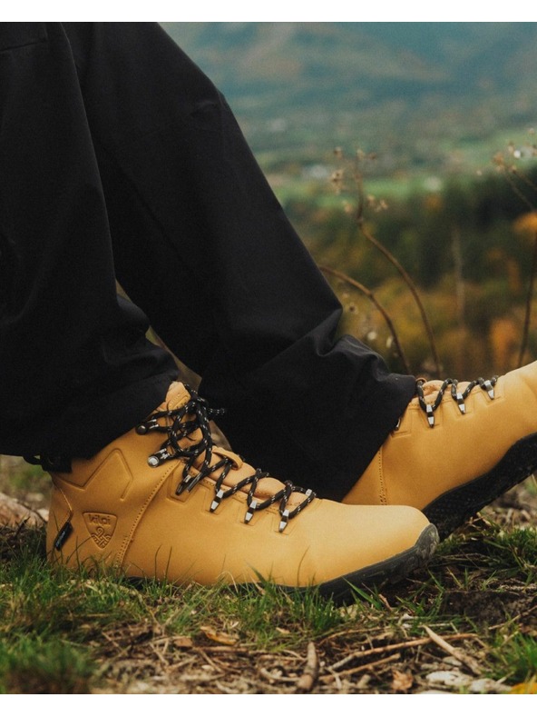 Kilpi Uniseks visoka zunanja barefoot obuv Kilpi BARE HIGH WP-U Bež