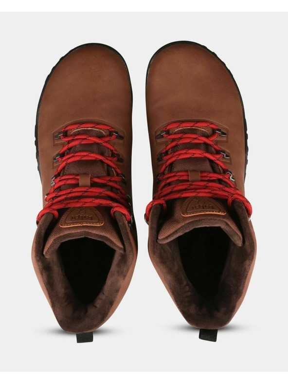 Kilpi Uniseks visoka zunanja barefoot obuv Kilpi BARE HIGH WP-U Rjava