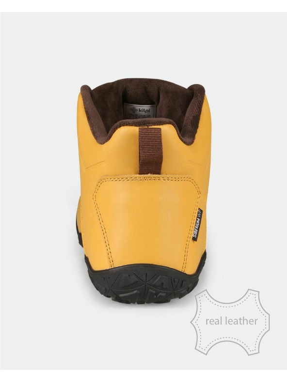 Kilpi Uniseks visoka zunanja barefoot usnjana obuv Kilpi BARE LEATHER HIGH-U Bež