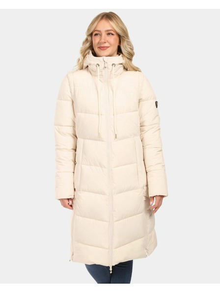 Kilpi Ženska topla plašč Kilpi SALI-W Bež