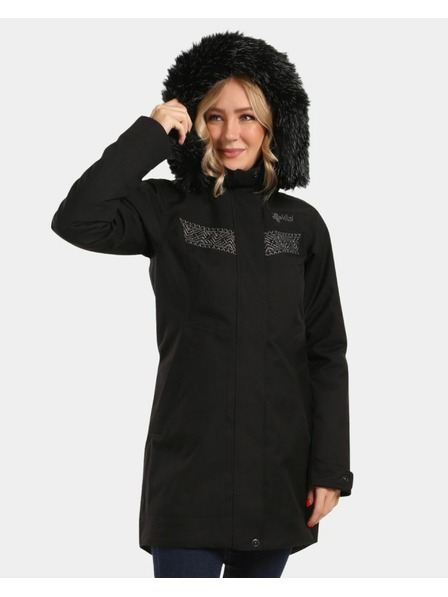 Kilpi Ženski zimski plašč Kilpi PERU-W Black