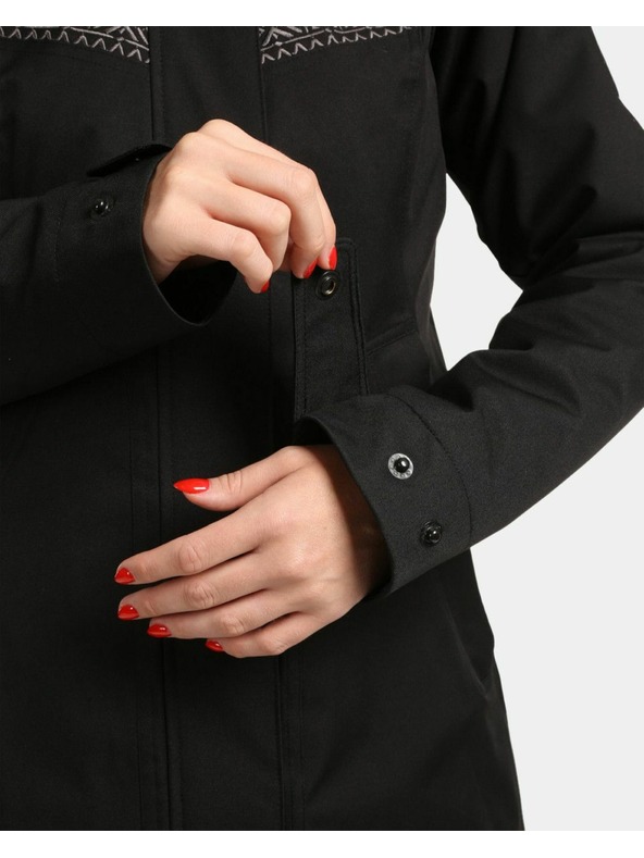 Kilpi Ženski zimski plašč Kilpi PERU-W Black