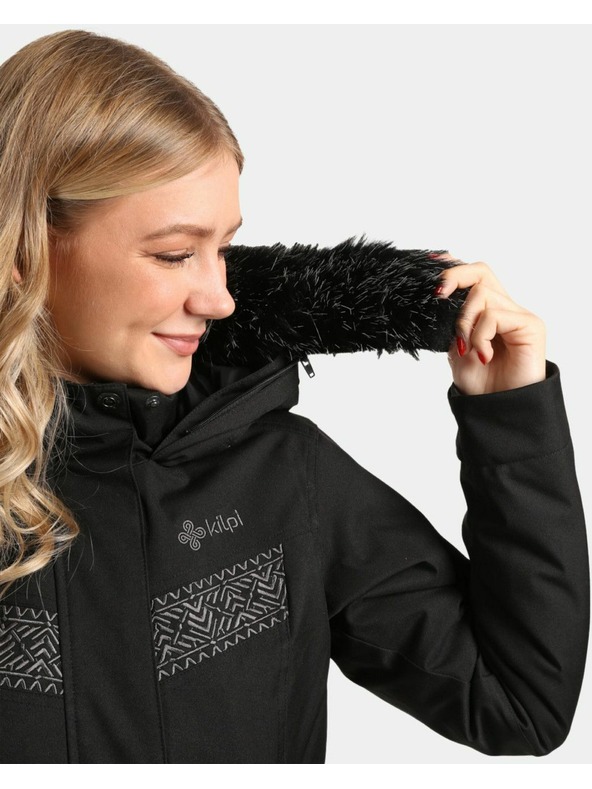 Kilpi Ženski zimski plašč Kilpi PERU-W Black