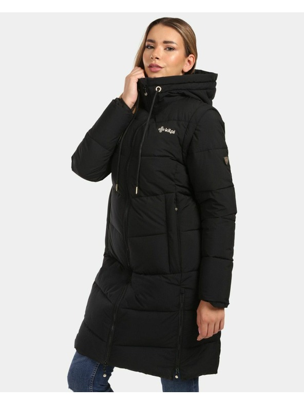 Kilpi Ženska topla plašč Kilpi SALI-W Črna