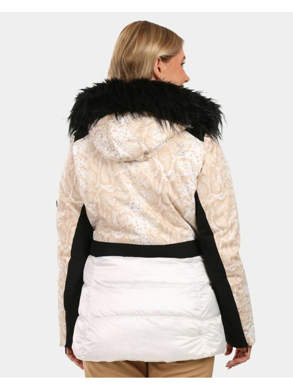 Kilpi Ženska smučarska jakna z vgrajenim ogrevanjem Kilpi LENA-W Bela