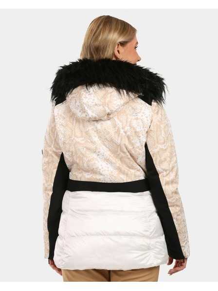 Kilpi Ženska smučarska jakna z vgrajenim ogrevanjem Kilpi LENA-W Bela