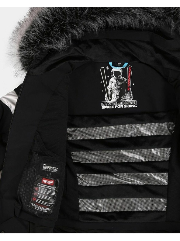 Kilpi Ženska luksuzna smučarska jakna Kilpi LTD ASTER-W Črna