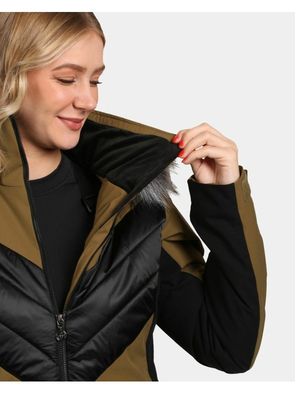 Kilpi Ženska smučarska jakna Kilpi LIN-W Khaki