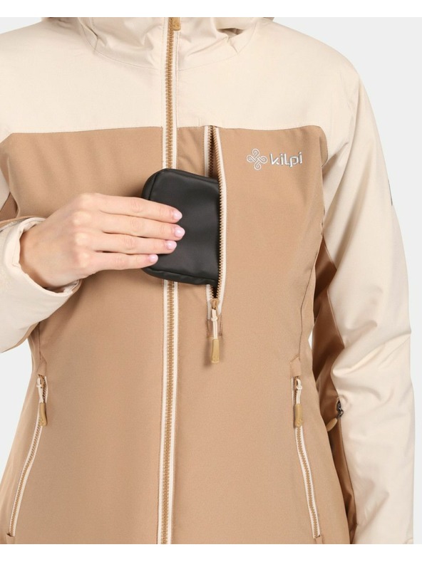 Kilpi Kilpi FLIP-W Ženska smučarska jakna Beige
