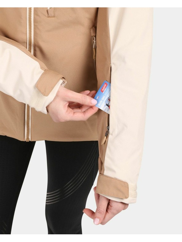 Kilpi Kilpi FLIP-W Ženska smučarska jakna Beige