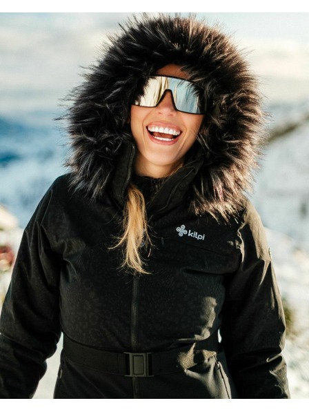 Kilpi Ženska smučarska jakna z integriranim ogrevanjem Kilpi LENA-W Črna