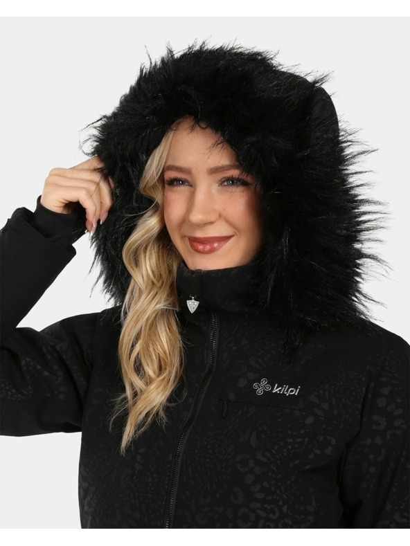 Kilpi Ženska smučarska jakna z integriranim ogrevanjem Kilpi LENA-W Črna