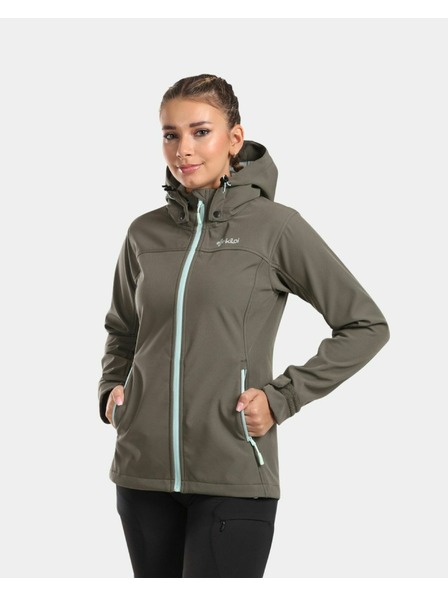Kilpi Kilpi RAVIA-W Ženska softshell jakna temno zelena