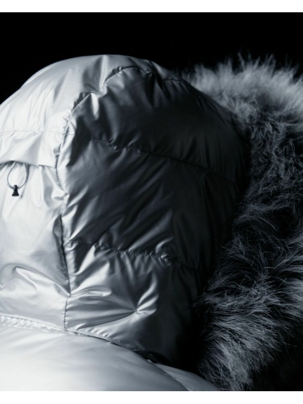 Kilpi Ženska srebrna zimska podložena jakna Kilpi LTD SIRIUS-W Srebrna