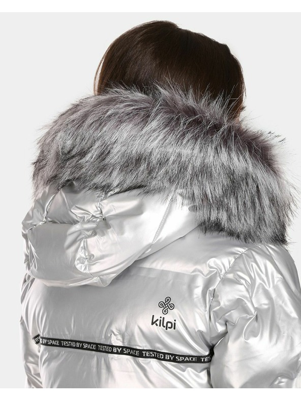 Kilpi Ženska srebrna zimska podložena jakna Kilpi LTD SIRIUS-W Srebrna
