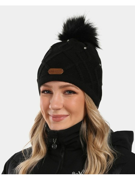 Kilpi Ženska zimska kapa Kilpi ALEN-W Črna