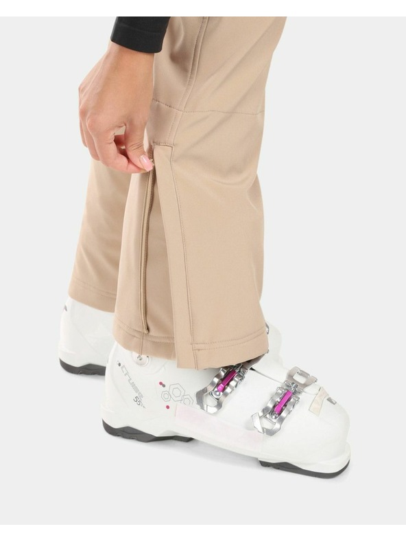Kilpi Ženske softshell smučarske hlače Kilpi DIONE-W Beige