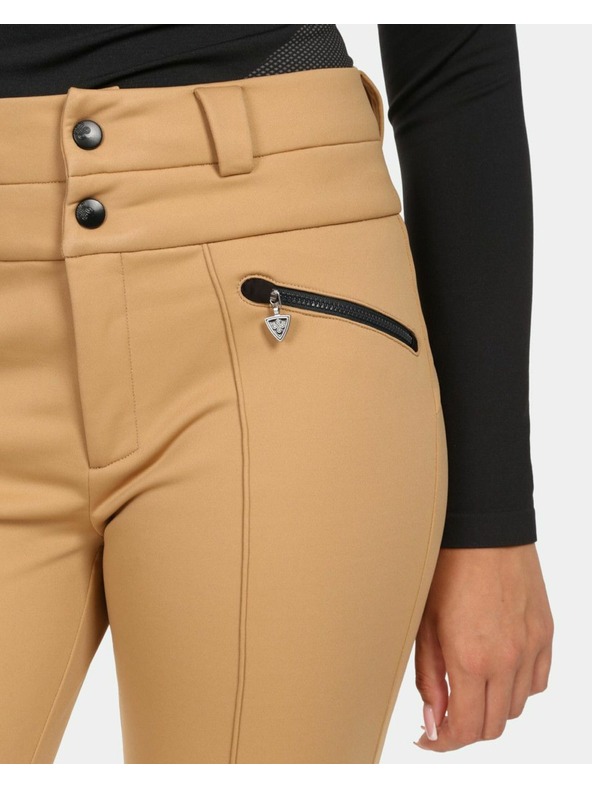 Kilpi Ženske softshell smučarske hlače Kilpi MAURA-W Bež