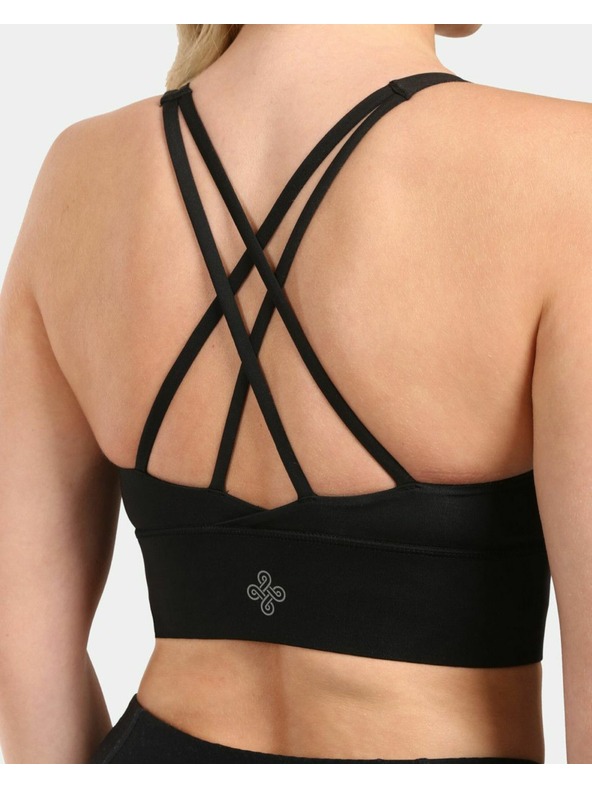 Kilpi Ženska športna modrček Kilpi MARI-W za intenzivne aktivnosti Črna