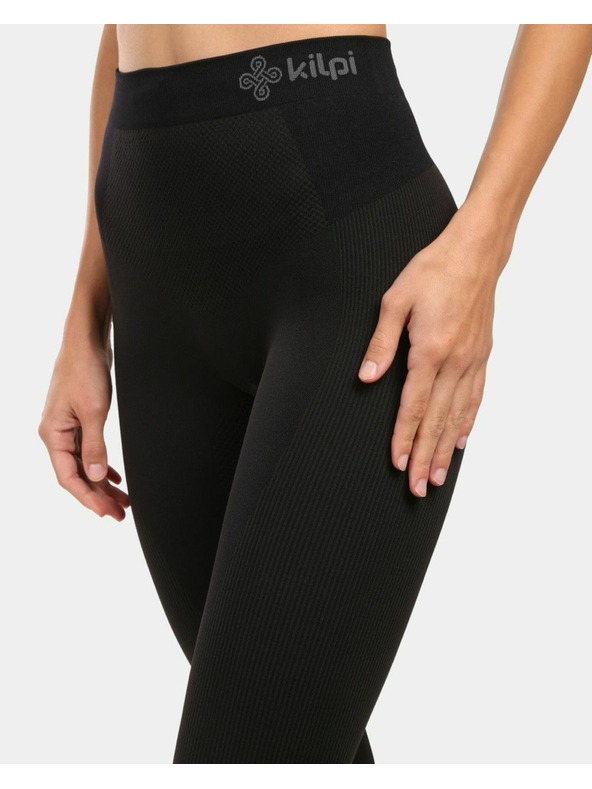 Kilpi Ženske brezšivne termo hlače Kilpi OLINE-W Črna