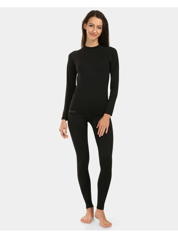 Kilpi Ženske brezšivne termo hlače Kilpi OLINE-W Črna