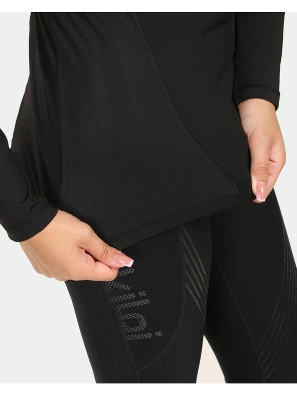 Kilpi Ženska termo majica z dolgimi rokavi Kilpi WILLIE-W Črna