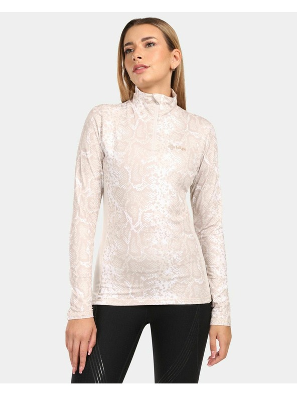 Kilpi Ženska termo majica z dolgimi rokavi Kilpi WILLEA-W Bež