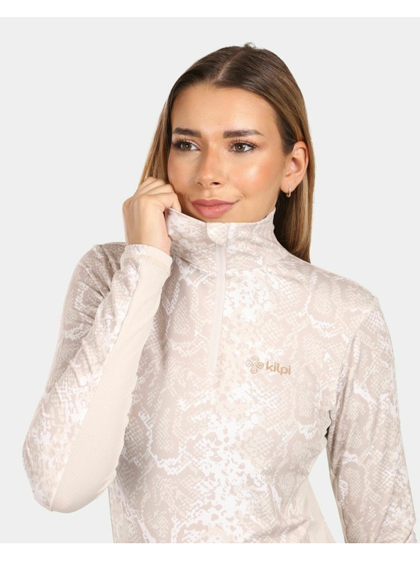 Kilpi Ženska termo majica z dolgimi rokavi Kilpi WILLEA-W Bež