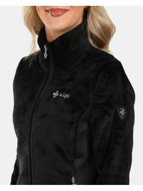 Kilpi Ženska kosmate flis jopica Kilpi SKATHI-W Črna