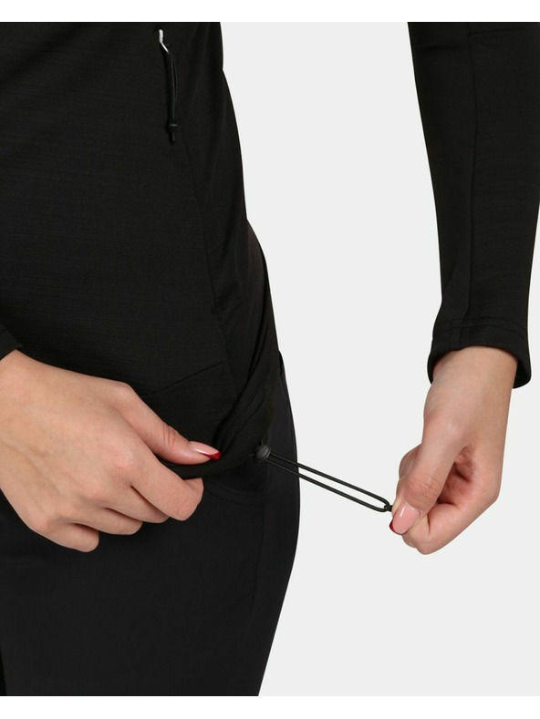 Kilpi Ženska funkcionalna jopa s kapuco Kilpi MEMPHIS-W Črna