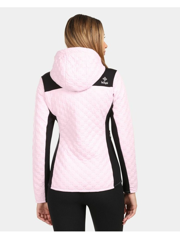 Kilpi Ženska topla flis jopica s kapuco Kilpi NEVIA-W Svetlo roza