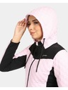 Kilpi Ženska topla flis jopica s kapuco Kilpi NEVIA-W Svetlo roza