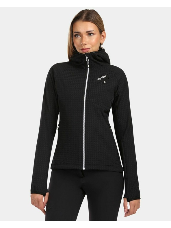 Kilpi Ženska flis jopa s kapuco Kilpi FRENSIS-W Črna