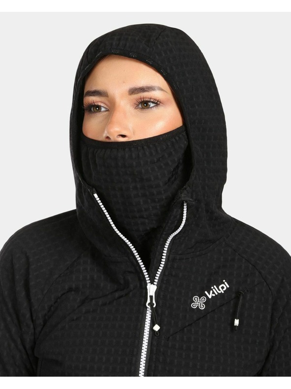 Kilpi Ženska flis jopa s kapuco Kilpi FRENSIS-W Črna