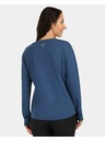 Kilpi Ženska bombažna majica z dolgimi rokavi Kilpi PROMOX-W Temno modra